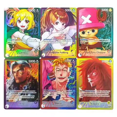 DIY One Piece Card Game Kalgara Marco King Pudding Carrot OP08-098 OP08-002 OP08-057 OP08-001 OP08-0