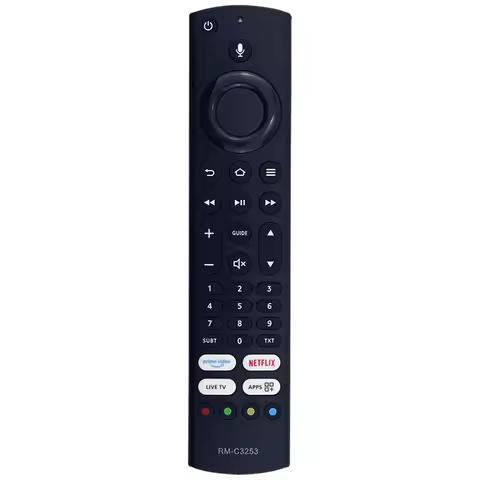 Compatible with JVC TV LT-40CF890 LT-49CF890 LT-55CF890 Remote Control RM-C3253 Spare Parts NO Voice