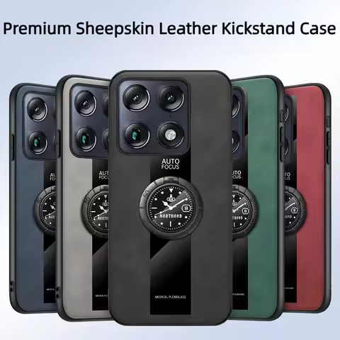 Luxury Business Sheepskin Phone Case For Motorola Moto Edge 70 Fusion Plus 60 Pro Neo G67 57 Power G