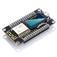NodeMcu บอร์ดพัฒนา ESP8266พร้อมจอแสดงผล OLED ขนาด0.96นิ้ว CH-340โมดูล WiFi ESP-12E ไมโคร USB สำหรับ ESP8266 arduino/micropython