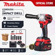 Makita 2 In1 Impact Gun Impact Drill Impact Wrench Cordless Driver Electric Wrench Impact