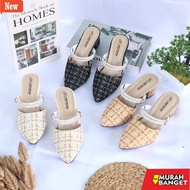 Shopee haul Heels HMF Jipply Women's Mules Heels RD21