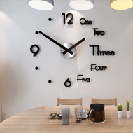 3D Digital Number Wall Clock Sticker/ Creative DIY Wall Sticker Wall Clock/ Acrylic Mirror Clock Surface Stickers/ Home Office Wall Decor/ Bedroom Living Room Art Design Decoration