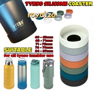 【Delivery from Malaysia】 ROYALZO 1Pcs Bottle Cover, 71-75mm Anti Slip Silicone Coaster, Mug Cup Prot