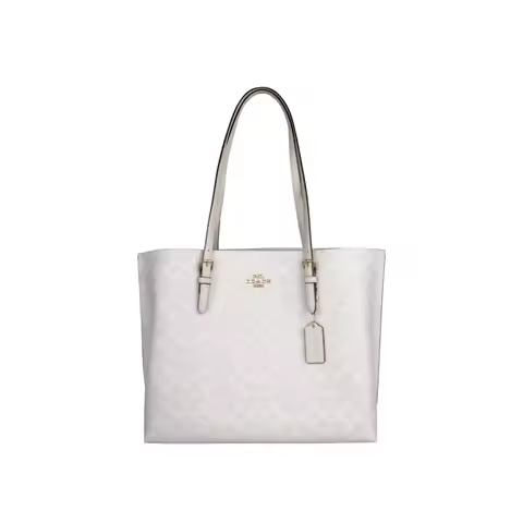 COACH Mollie Tote Bag In Signature Canvas CV967