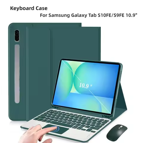 Keyboard Case for Samsung Tab S10 FE 10.9 inch SM-X520/X526/X526B 2025, Bluetooth keyboard cover for