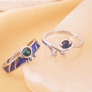 Couple Ring Planet Galaxy Ring - 925 sterling silver