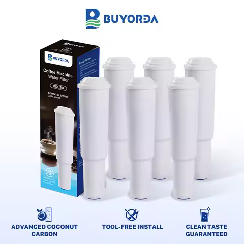 Coffee Water Filter for Jura Clearyl White 64553 7520 60209 68739 Fits for Nespresso for Capresso fo