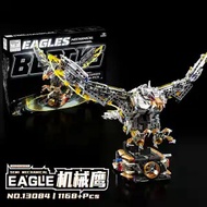 Blue Eagle Educational Assembly Model Ornaments Mechanical Eagle Animal Model Anime Peripheral Toys