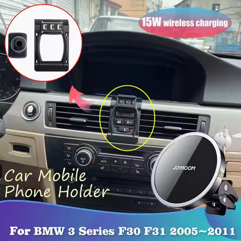 Mobile Phone Holder for BMW 3 Series E90 E91 E92 E93 2005~2011 Magnetic Air Vent Clip Support Wirele