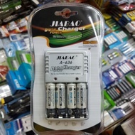 มาใหม่ !! Jiabao636 ชุดชาร์จถ่าน 2a 3a 9v พร้อมถ่าน AA 2700mah 4ก้อน
