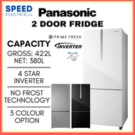 [SABAH ONLY] PANASONIC 2 DOOR FRIDGE 422L/380L NR-BX421 BOTTOM FREEZER INVERTER FRIDGE 冰箱 ICE BOX JI