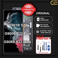 Original Galaxy With Frame S22 / S22 Plus / S22 Ultra G901B G906B G908B LCD Screen and Digitizer Ass