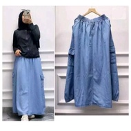 Cargo Skirt/CARGO JEANS Skirt/CARGO Long JEANS Skirt