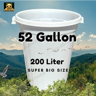 [NEW] 90L 100L 150L 160L 200L HDPE Drum with cover top/ White Grey Plastic Drum/ Tong Air/plastic pa