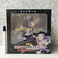 One Piece Luffy Fifth Gear 5 Nika Sun God vs Kaido Figure pvc statue LED new misb