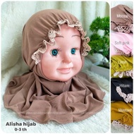 Alisha Hijab / Jilbab Kerudung Instan Bayi Dan Anak 1 Sampai 3 Tahun