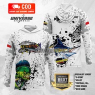 Custom salt water maniac Long Sleeve Fishing Shirt Jersey