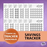 Printable Savings Tracker | Savings Challenge | Donut Money Tracker | PDF File Download | Finance Pl