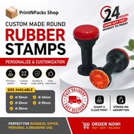 Custom Made Rubber Stamps | Cop Getah Bulat | Cop Syarikat | Cop Nama | Cop Berlogo | Bank Cop