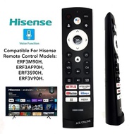 HISENSE ANDROID SMART TV REMOTE CONTROL (ERF3S90H) With Voice Function.Hisense Android Smart TV for 