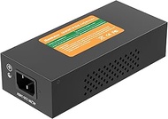 2.5Gb PoE Injector Adapter 90W, IEEE 802.3bt/at/af Compliant, Converts Non-PoE to PoE Network, 100/1