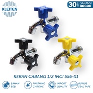 MESIN KLEITEN Color Branch Faucet 2 Branch Shower Faucet Double Bathroom Faucet 2 Way 2 Wall Tap Wal