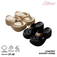 Wedge Flip-flops Korean 8cm Jelly HeelsWanita ELEGAN & Comfortable to Wear V258 V289