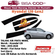 Car gutter HYUNDAI i20 Gen 2 2014-2020 flat model 4 doors