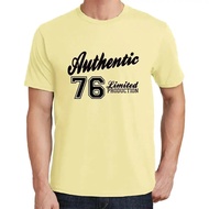 Men'S Graphic T-Shirt 76 Authentic 76Th Birthday Anniversary 76 Year Old Gift
