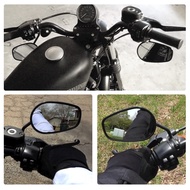 รถจักรยานยนต์ด้านหลังกระจกมองข้างสำหรับฮาร์เลย์โร้ดคิง T ouring XL 883 S portster ถนนคิงแฟตบอย softa