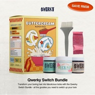 [Qwerky] Qwerky Switch Bundle - Butter Bleach, Semi-Permanent Conditioning Colour, Suck It Up Hair M