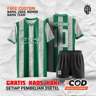 Jersey Futsal Jersey Football Jersey Football Shirt Custom Futsal Jersey Football Shirt Name + Numbe