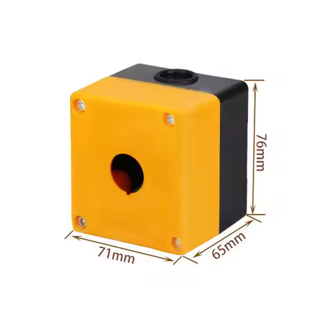 Waterproof Button Box Waterproof Sealing Ring Emergencye Stop Plastic Control Box Push Button Switch