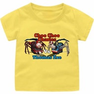 Boys' T-shirts 1-14 Years Old/ Teenagers Adult/ CHOO-CHOO CHARLES VS THOMAS EXE UK.SMLXL.2XL.3XL