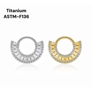 F136 Titanium Septum Daith Piercing Jewellery 16G 8mm 1 piece