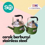E-Central Cerek Bunyi Tak Karat Stainless Steel 5/6/7ltr Whistling Kettle