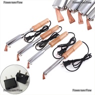 FRF 220V heavy duty high power electric soldering iron chisel tip wood handle
