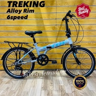 TREKING FOLDING BIKE 20inch/Basikal lipat/Foldable bike/basikal lipat alloy rim/basikal dewasa/basik