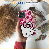 IPhone case with white clouds flying on cool green foliage hard TPU for iphone 11-17 Pro Max Plus Xs