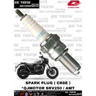 SPARK PLUG ( CR8E ) *AC-005-1201-0009 FOR QJMOTOR SRV250 / AMT ORIGINAL MFORCE SPAREPARTS LAST STOCK
