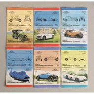 1986 St. Vincent Grenadines — Bequia Car 12 Stamps Set