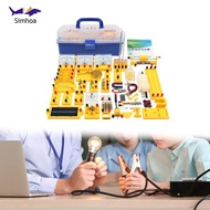 Simhoa Electricity Circuit Experiment Set Physics Basic Circuit Science Experiment for