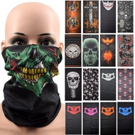 Buff Bandana Scarf Mask Headband Skull Unisex Multi-function UV Protection Riding Fishing Topeng Muka Kepala Tengkorak