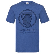 Aquarius Zodiac Sign Astrology T-Shirt Birthday Gift