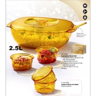 Tupperware Crystalline Server Set with Gift Box/ Kitchenware/ Raya Collection/ Microwaveablebb