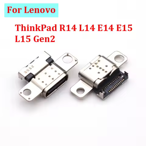 1-5PCS Type-C USB DC Power Jack Connector For Lenovo ThinkPad R14 L14 E14 E15 L15 Gen2 Charging Sock