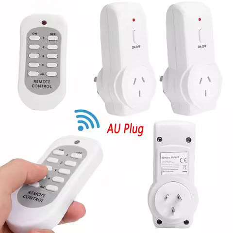 Smart Power Plug Plug Plug Plug Au Socket 433.92Mhz Wireless Remote Control 10A Plug Contact On/Off 