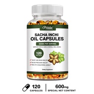 Dầu Inca Inchi 600mg giàu axit béo thiết yếu Omega 3 6 & 9 120 viên nang