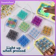 [Hot] 9 Keys Finger Keyboard / Stress-Relief DIY Keyboard / Mechanical Keyboard Keychain / LED Light
